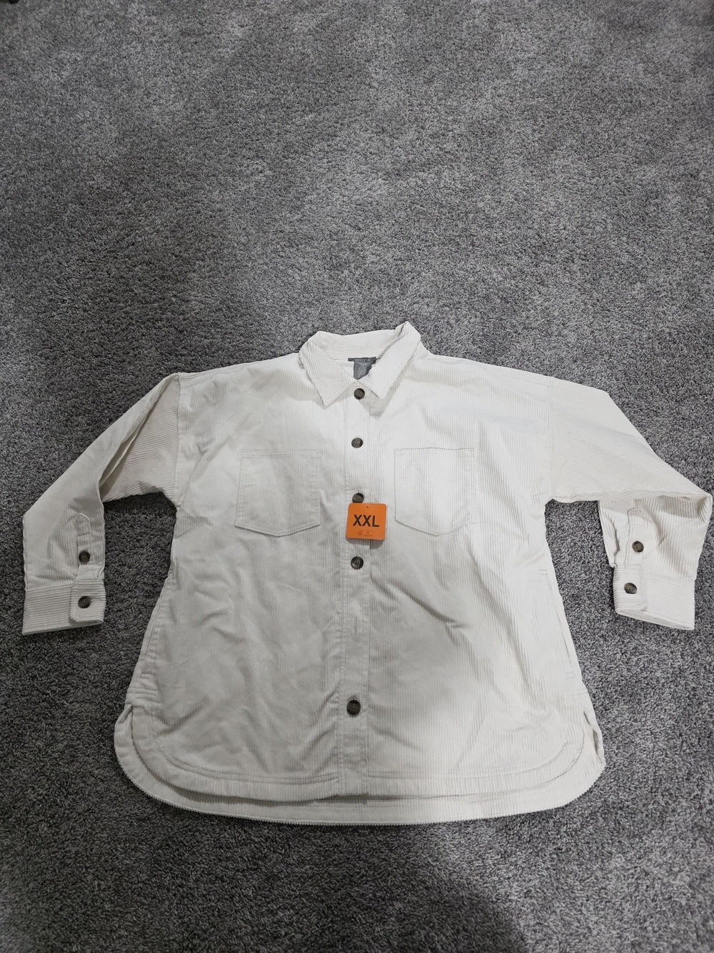 Matty M White Button-Down Shirt